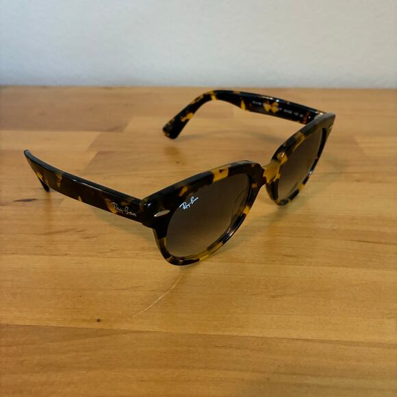 Ray-Ban Orion RB2199 Yellow Havana Tortoise Sunglasses Blue Gradient 52mm main image 4